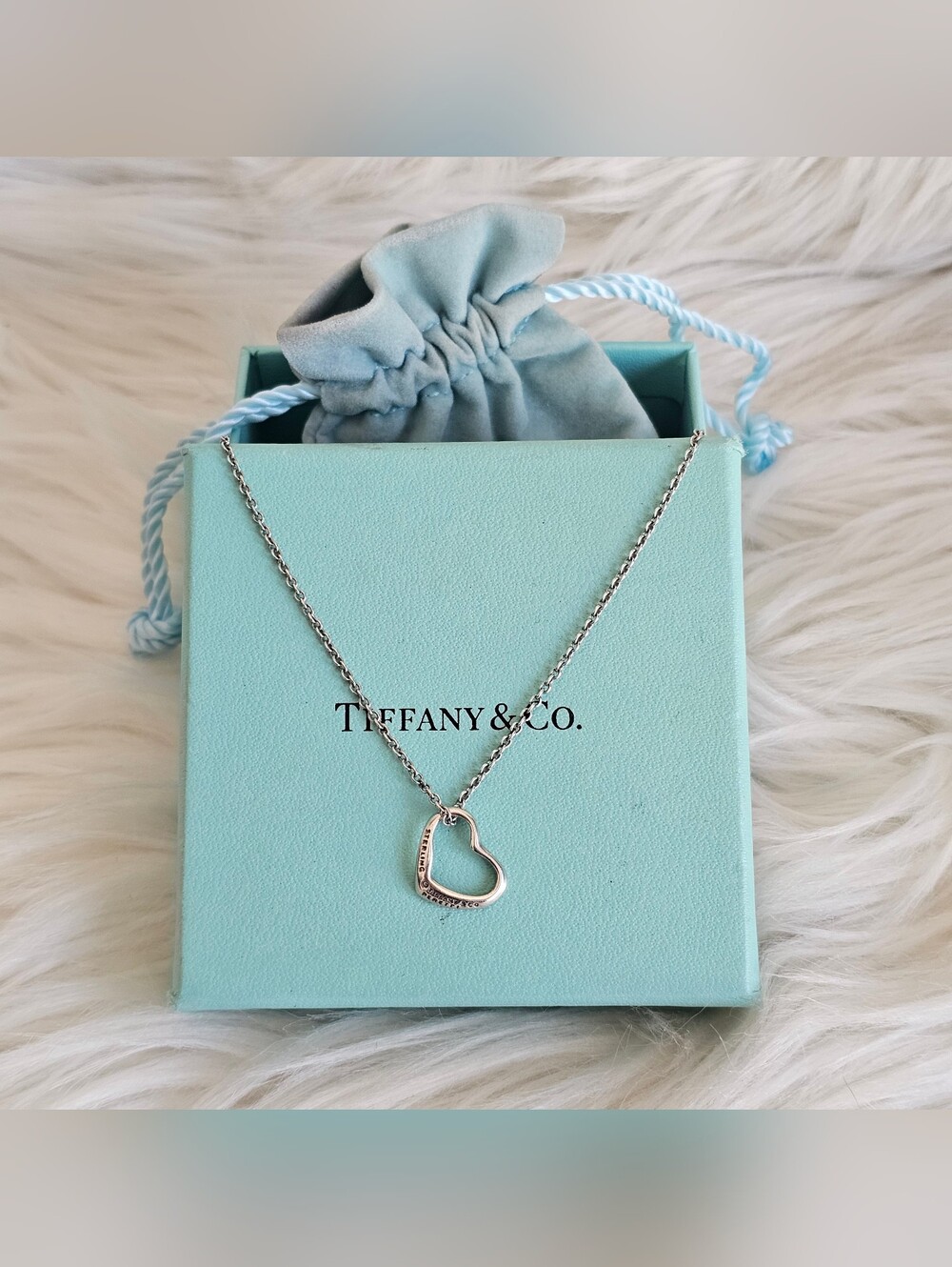 🩵 Tiffany Open Heart Necklace 🩵